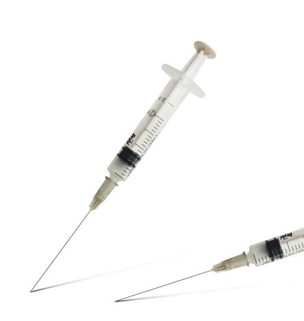 Beybi Dental Enjektör 2,5 cc-40 mm-Kısa Uç-1 Adet