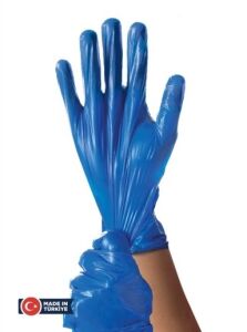Reflex Florex Mavi Pudrasız TPE Eldiven (M) 100'lü x 20 Kutu (Koli)
