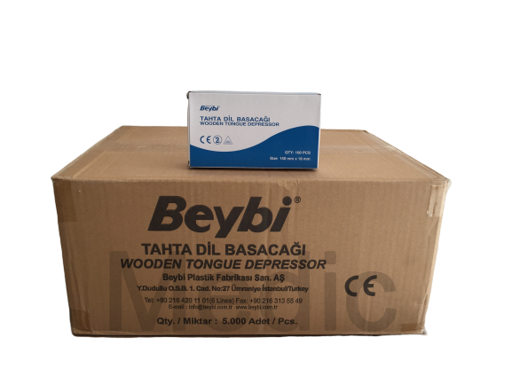 Beybi Abeslang & Tahta Dil Basacağı & Spatula 50 Pk-1 Koli