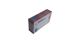 MEDIC GLOVE Mavi Pudrasız (Small) Nitril Muayene Eldiveni - 20 Paket - 1 Koli