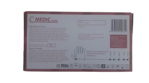 MEDIC GLOVE Mavi Pudrasız (Small) Nitril Muayene Eldiveni - 20 Paket - 1 Koli