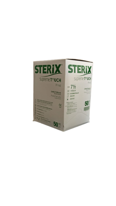 Sterix Supreme Touch Lateks Pudrasız Cerrahi Eldiven 50'li (No:7,5)