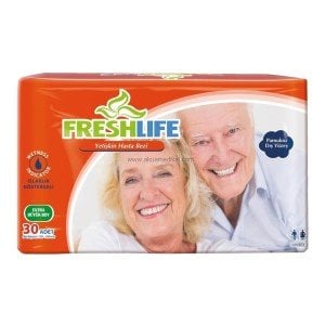 FRESHLIFE Yetişkin Hasta Bezi (XL) 4 x 30'lu Pk / Koli