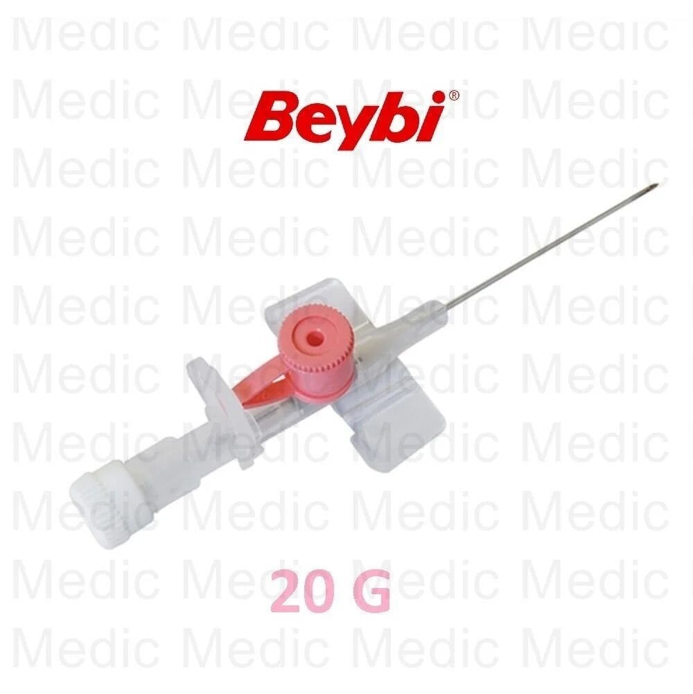 Beybi Pembe İntraket-IV Kanül-Branül (1000 Adet) -1 Koli