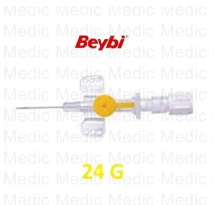 Beybi İntraket-iv Kanül-Branül (Sarı-24G) (100 Adet)