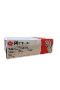 Pirmax Pudrasız Lateks Muayene Eldiveni (Medium) 20 Paket-1 Koli