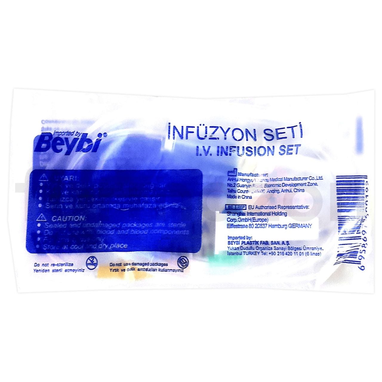 Beybi Serum Seti - İnfüzyon Seti - 500 Adet- 1 Koli (Kilitsiz-Luer Slip)