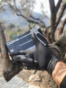 Odima Siyah Pudrasız Nitril Eldiven (Medium) 100'lü Paket