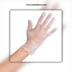 MEDIC GLOVE Pudrasız Vinil (Vinyl) Muayene Eldiveni (Medium-Orta) - 100'lü x 20 Pk - 1 Koli