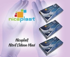 niceplast Nitril Eldiven 100'lü - 20 Paket - 1 Koli