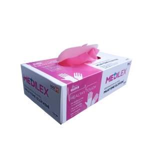 Reflex Medilex Pembe Pudrasız TPE Eldiven (S) 100'lü Kutu