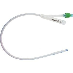 Beybi Silikon Foley Sonda (No:12 - Beyaz)  2 Yollu