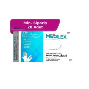 Reflex Medilex Açık Mavi Pudrasız TPE Eldiven (S) 100'lü Kutu