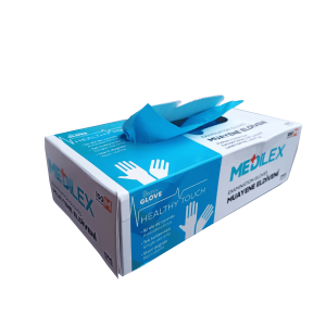 Reflex Medilex Açık Mavi Pudrasız TPE Eldiven (L-XL) 100'lü Kutu