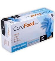 Bimel CoreFood Mavi Pudrasız Nitril Eldiven (Small) 100'lü Paket