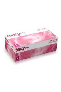 tenty Şeffaf Pudrasız Vinil Muayene Eldiveni 100'lü (Small)