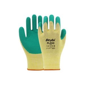 PL550 Polyester Örme Lateks Eldiven