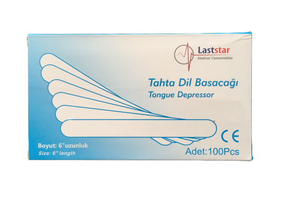 Laststar (Huş) Abeslang & Tahta Dil Basacağı & Spatula 100'lü Paket