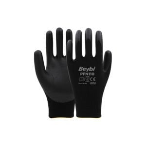 PFN110 Polyester Örgü Üzeri ½ Köpük Nitril Kaplı Eldiven
