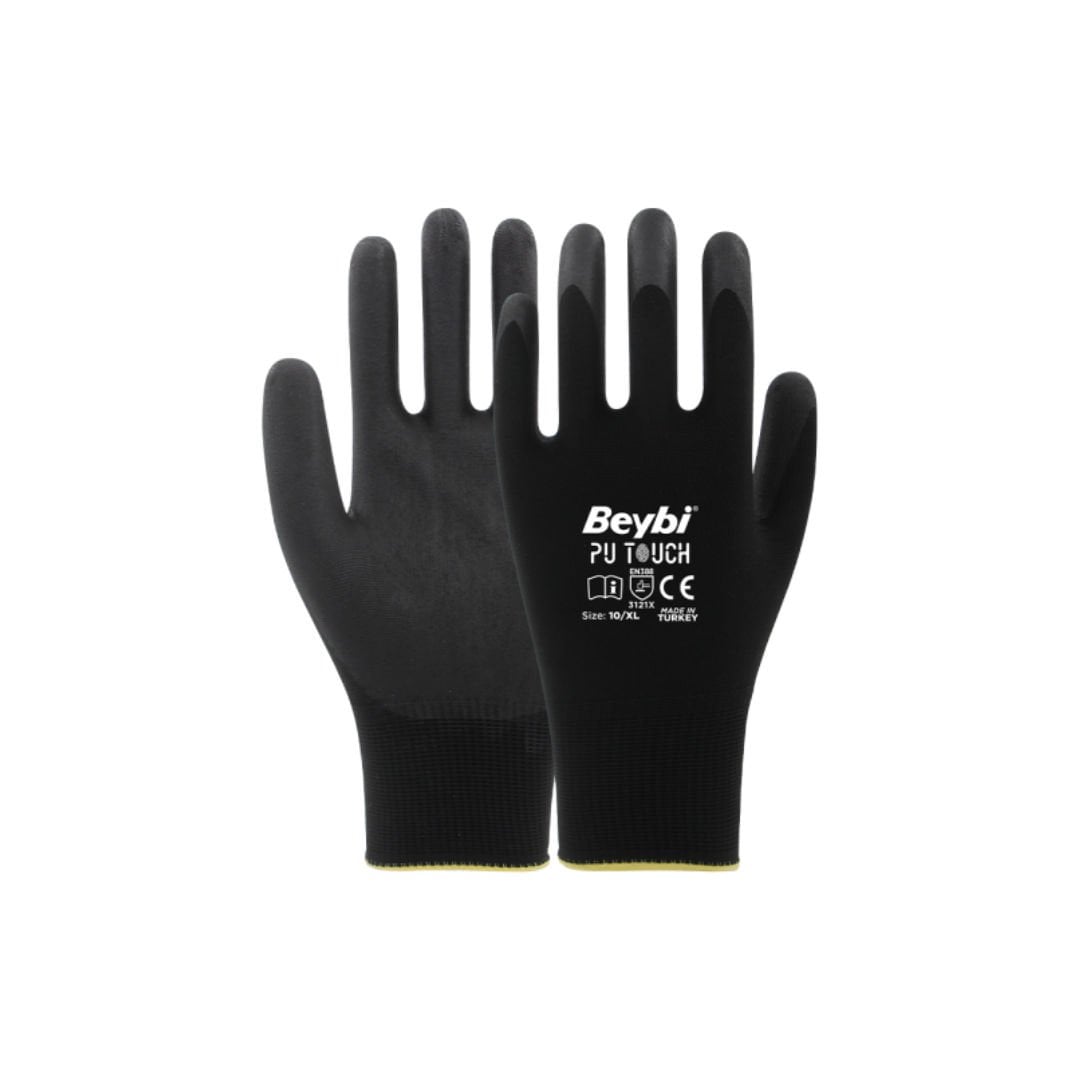 Pu Touch Poliüretan Kaplı Polyester Örme Eldiven