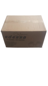 Edessa PET & Poşet Şeffaf Muayene Eldiveni 100 Pk-1 Koli