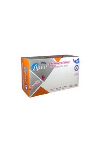Viper Şeffaf Pudrasız Vinil Muayene Eldiveni 100'lü Paket (Large)