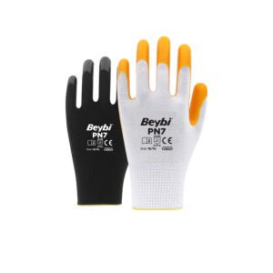 PN7 Polyester Örme Nitril Eldiven