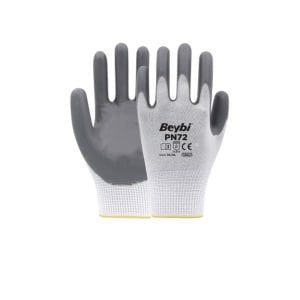 PN72 Polyester Örme Nitril Eldiven