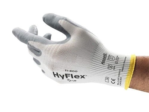 Ansell- HYFLEX 11-800 Mekanik ve Çok Amaçlı Antistatik Montaj Eldiveni (Çift-10)