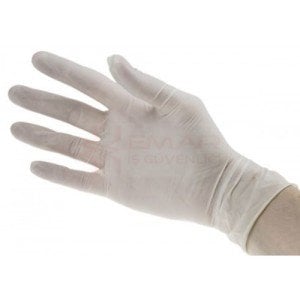 mumu Lateks Pudrasız  Muayene Eldiveni 100'lü (Large)