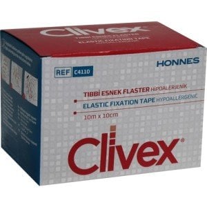 Clivex 10 cm x 10 cm Tıbbi Esnek Flaster-10'Adet