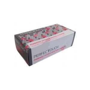 Perfect Touch Pudrasız Lateks Muayene Eldiveni (Medium) - 100'lü - 5 Paket