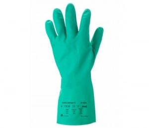 Ansell- SOLVEX 37-675 Kimyasal ve Sıvı Korumalı Antistatik İş Eldiveni (Çift-8)