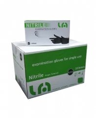 Siyah Nitril Pudrasız Muayene Eldiveni 100'lü x 10 Paket