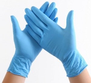 Bimel CoreMed  Mavi  Pudrasız  Nitril Eldiven (Large) 100'lü x 20 Paket / Koli