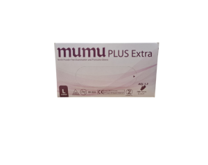mumu PLUS Koyu Mavi Pudrasız Nitril Muayene Eldiveni (Small) 100'lü x 20 Pk / Koli