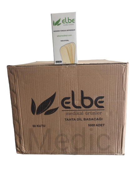 elbe (Maun) Abeslang & Tahta Dil Basacağı & Spatula 50 Pk-1 Koli
