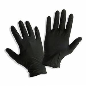 HERCULES Pudrasız Siyah Nitril Muayene Eldiveni (XL) 100'lü x 20 Paket / Koli