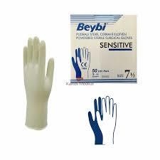 Beybi Steril Cerrahi Eldiven Pudralı Sensitive Tekli  (No:7,0)