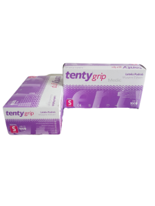 tenty Lateks Pudralı Muayene Eldiveni (Small) 100'lü x 10 Paket