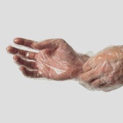 Reflex Glove PE+ Şeffaf Hışır Poşet PET Eldiven 100'lü