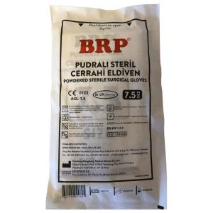 BRP Steril Cerrahi Eldiven Pudralı 50'li  (No:7,5)