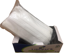 LİDOPACK Lastikli Cerrahi Bez Ağız Burun Maskesi 1 Paket (50'li, 2 Katlı)