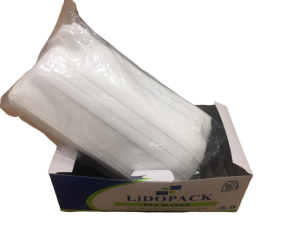 LİDOPACK Lastikli Cerrahi Bez Ağız Burun Maskesi 40 Paket (50'li, 2 Katlı,2000 Adet)