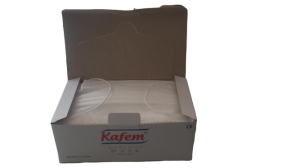 Kafem Lastikli Cerrahi Bez Ağız Burun Maskesi 1 Paket (50'li, 2 Katlı)
