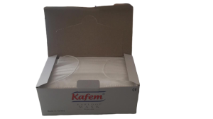 Kafem Lastikli Cerrahi Bez Ağız Burun Maskesi 40PK x 19.99 TL (50'li, 2 Katlı,2000 Adet)