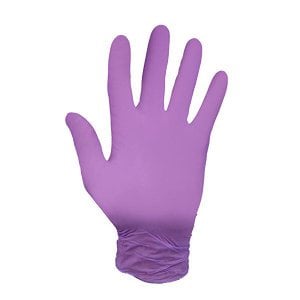 Dolphin Lila Pudrasız  Nitril Eldiven (Large) 100'lü x Paket
