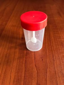 Gaita Kabı Kaşıklı 60 ml / Stool Sample Collection Container with Spoon 60 ml