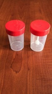 Gaita Kabı Kaşıklı 60 ml / Stool Sample Collection Container with Spoon 60 ml