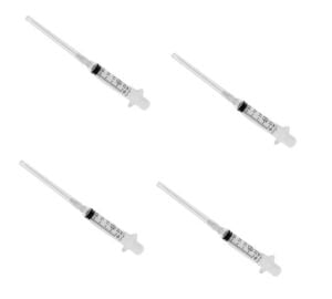 Ayset 2 CC-3/P Gri Uzun Uç Dental Enjektör 2000 Adet/Koli